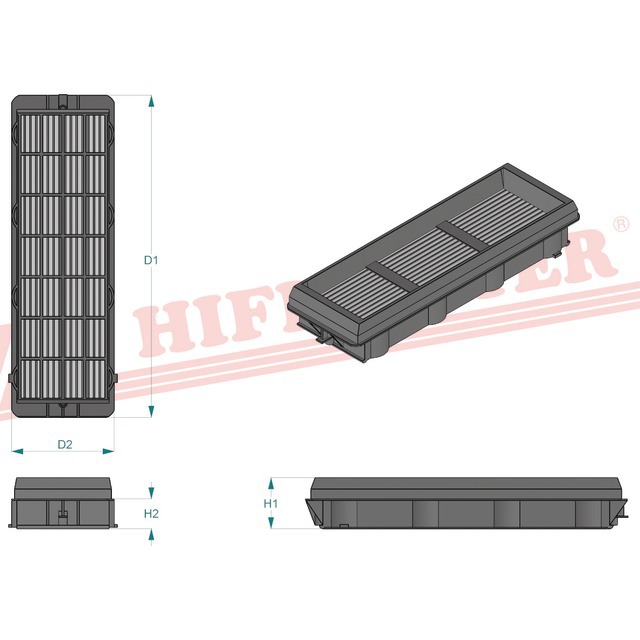 Filtre Habitacle SC 90015 Hifi Filter référence fournisseur HIFSC90015